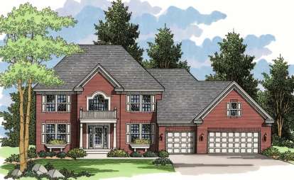 4 Bed, 2 Bath, 2722 Square Foot House Plan - #098-00041