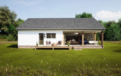 Modern Farmhouse House Plan #7174-00012 Elevation Photo