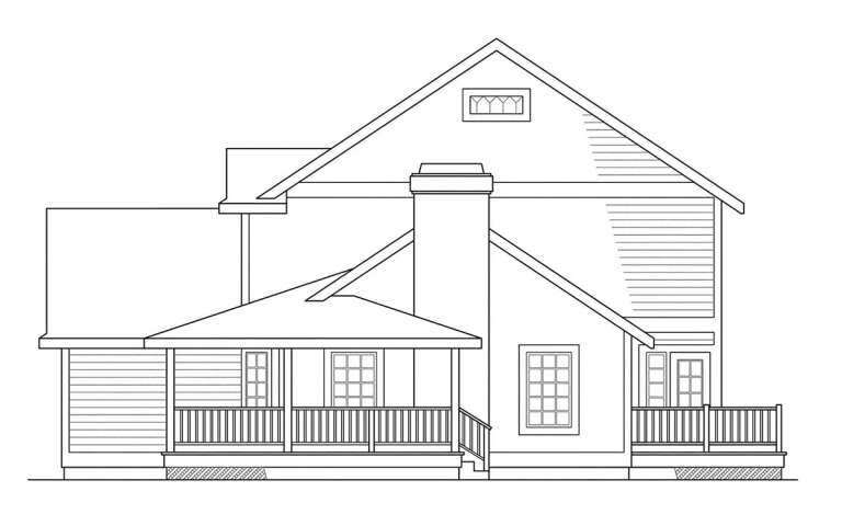 Country House Plan #035-01059 Elevation Photo