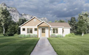 Ranch House Plan #6422-00094 Elevation Photo