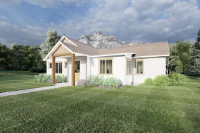 Ranch House Plan #6422-00094 Elevation Photo