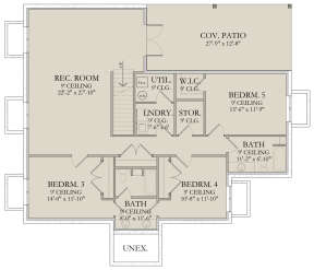Walkout Basement for House Plan #6422-00094