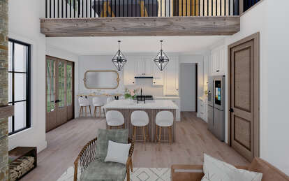 Modern Farmhouse House Plan #8687-00017 Additional Photo