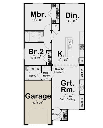 House Plan House Plan #29060 Drawing 1