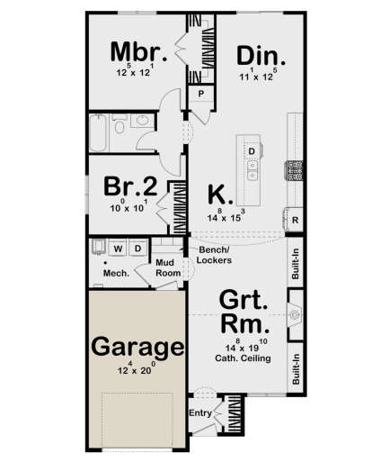 Main Floor  for House Plan #963-00776