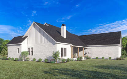 Modern Farmhouse House Plan #4534-00098 Elevation Photo