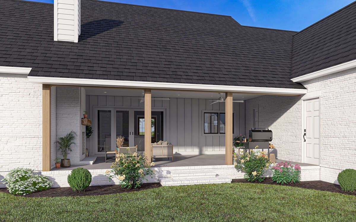 Modern Farmhouse Plan: 2,841 Square Feet, 4 Bedrooms, 3.5 Bathrooms ...