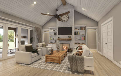 Modern Farmhouse House Plan #4534-00098 Additional Photo