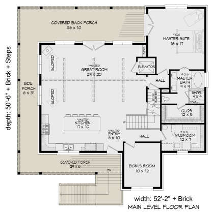 House Plan House Plan #29063 Drawing 1