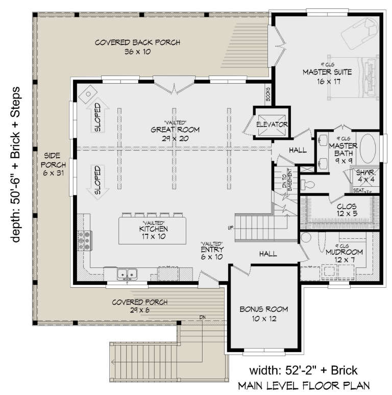 House Plan House Plan #29063 Drawing 1