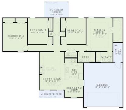 Main Floor  for House Plan #110-01108