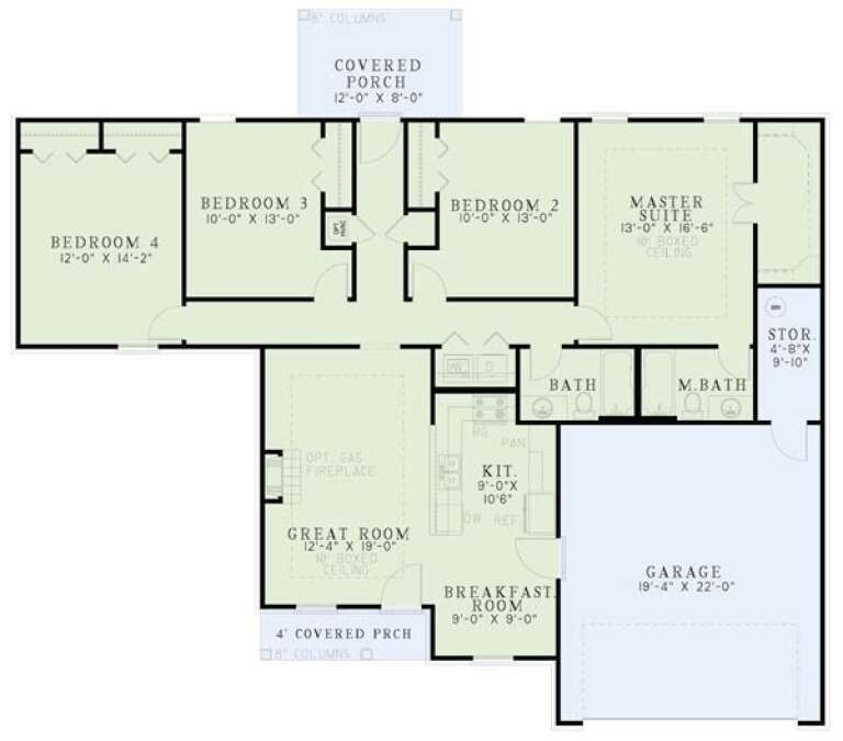 House Plan House Plan #29064 Drawing 1