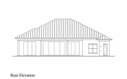 Coastal House Plan #207-00113 Elevation Photo