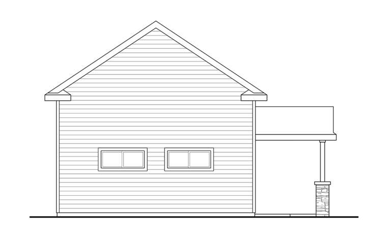 Craftsman House Plan #035-01060 Elevation Photo
