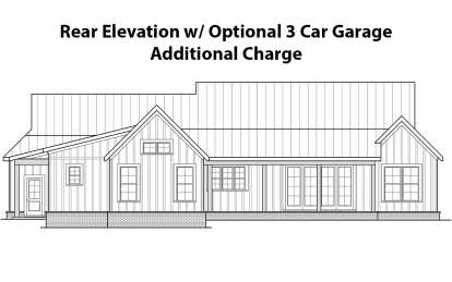 Modern Farmhouse House Plan #009-00348 Elevation Photo