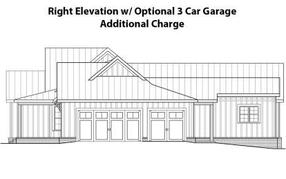 Modern Farmhouse House Plan #009-00348 Elevation Photo