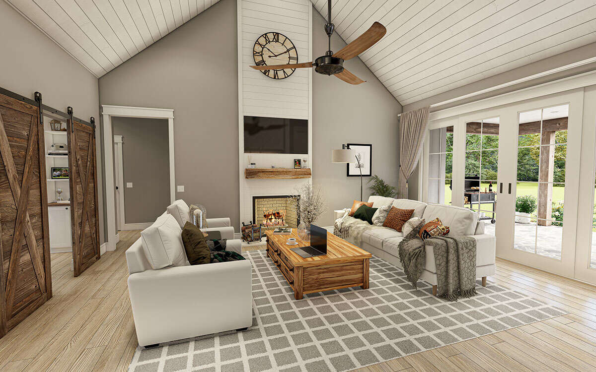 Modern Farmhouse Plan: 2,150 Square Feet, 3 Bedrooms, 2.5 Bathrooms ...