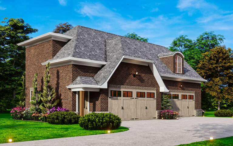 Traditional House Plan #699-00369 Elevation Photo