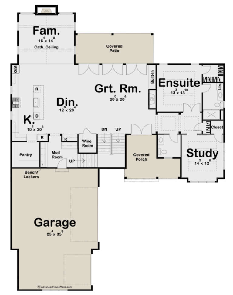 House Plan House Plan #29069 Drawing 1
