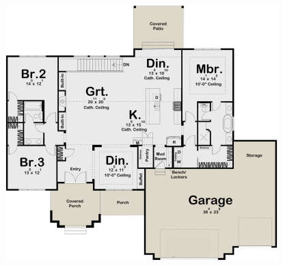 Main Floor for House Plan #963-00778