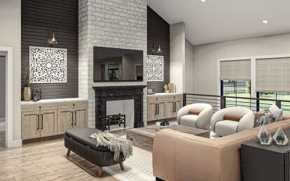 Modern Transitional House Plan #963-00778 Additional Photo