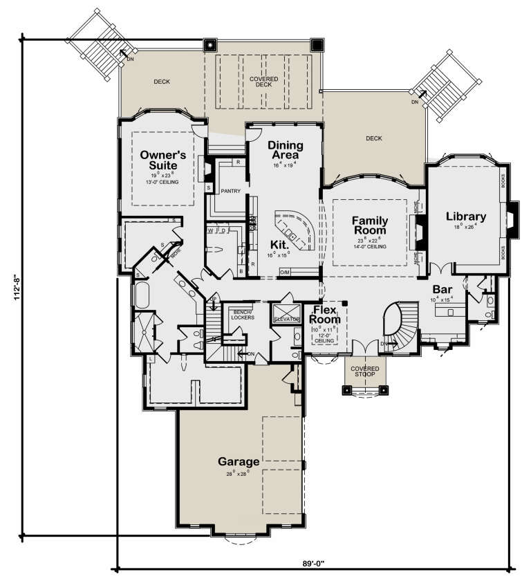 House Plan House Plan #29072 Drawing 1