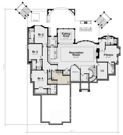 Basement for House Plan #402-01791