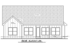 Modern Farmhouse House Plan #402-01793 Elevation Photo