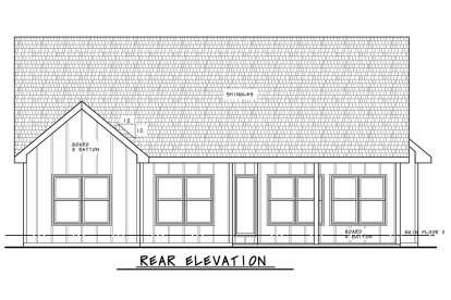 Modern Farmhouse House Plan #402-01793 Elevation Photo
