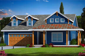 Modern Farmhouse House Plan #402-01794 Elevation Photo