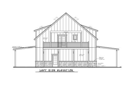 Barn House Plan #402-01796 Elevation Photo