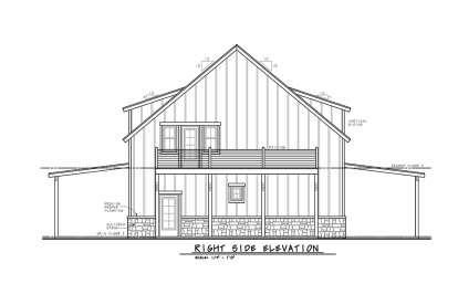 Barn House Plan #402-01796 Elevation Photo