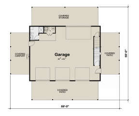 Garage Floor for House Plan #402-01796