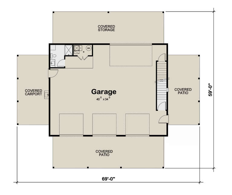 House Plan House Plan #29077 Drawing 1