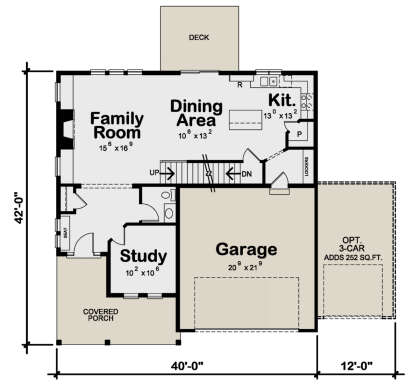 Main Floor for House Plan #402-01797