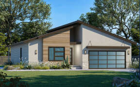 Contemporary House Plan #402-01798 Elevation Photo