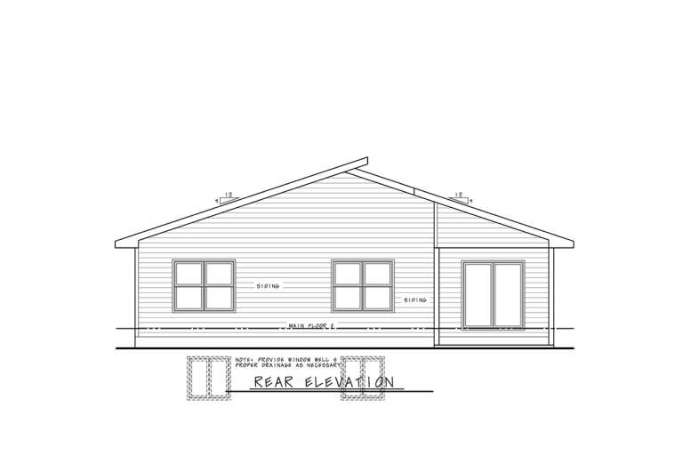 Contemporary House Plan #402-01798 Elevation Photo