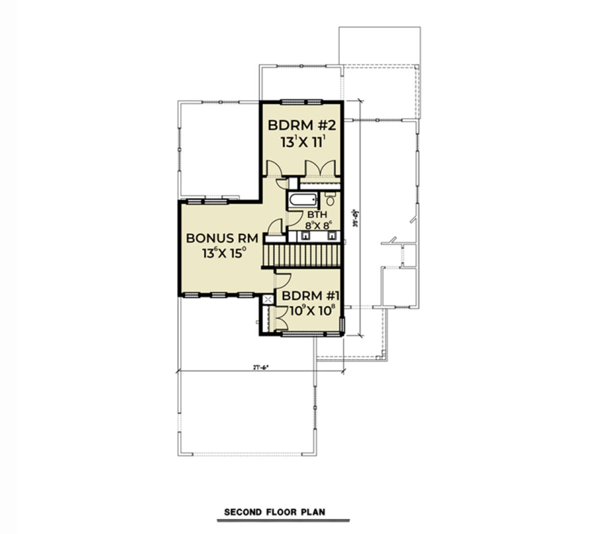 Second Floor for House Plan #2464-00097