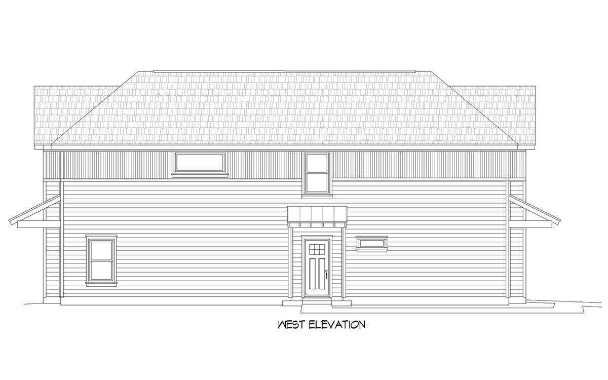 Traditional House Plan #940-00773 Elevation Photo