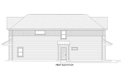 Narrow Lot House Plan #940-00773 Elevation Photo