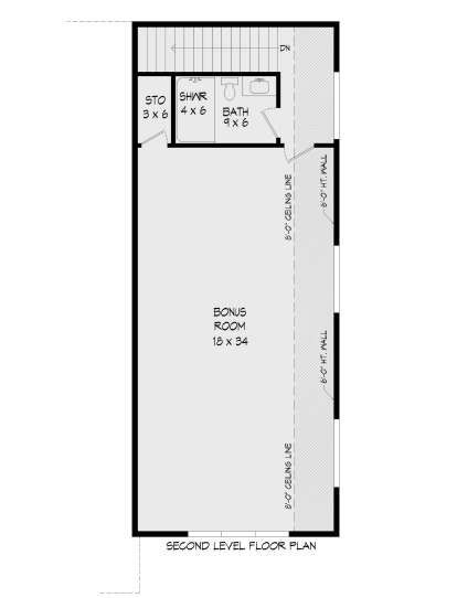 Second Floor for House Plan #940-00774