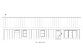 Modern House Plan #940-00775 Elevation Photo