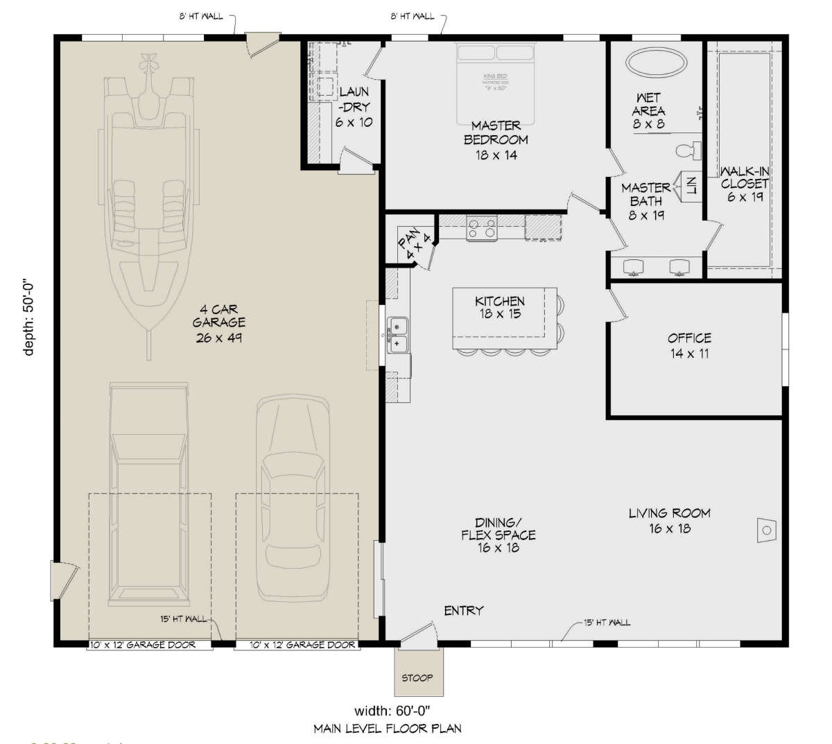 Main Floor  for House Plan #940-00775