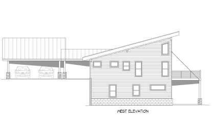 Modern House Plan #940-00776 Elevation Photo