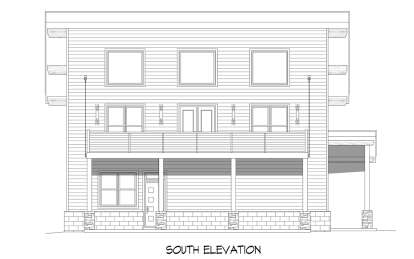 Modern House Plan #940-00776 Elevation Photo