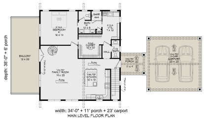 Main Floor for House Plan #940-00776
