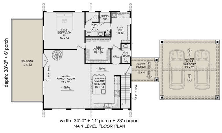 House Plan House Plan #29084 Drawing 2