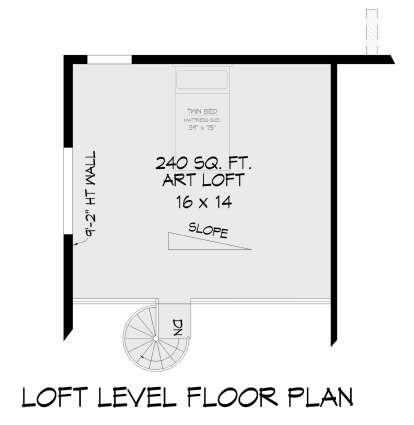 Loft for House Plan #940-00776