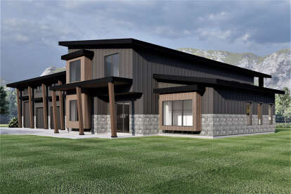 Barn House Plan #6422-00095 Elevation Photo