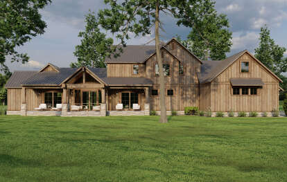 Farmhouse House Plan #8318-00347 Elevation Photo